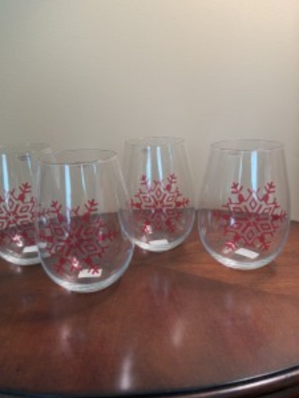 Crate & Barrel Winter Glassware (4)